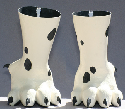 Dalmatian rubberdawg paws